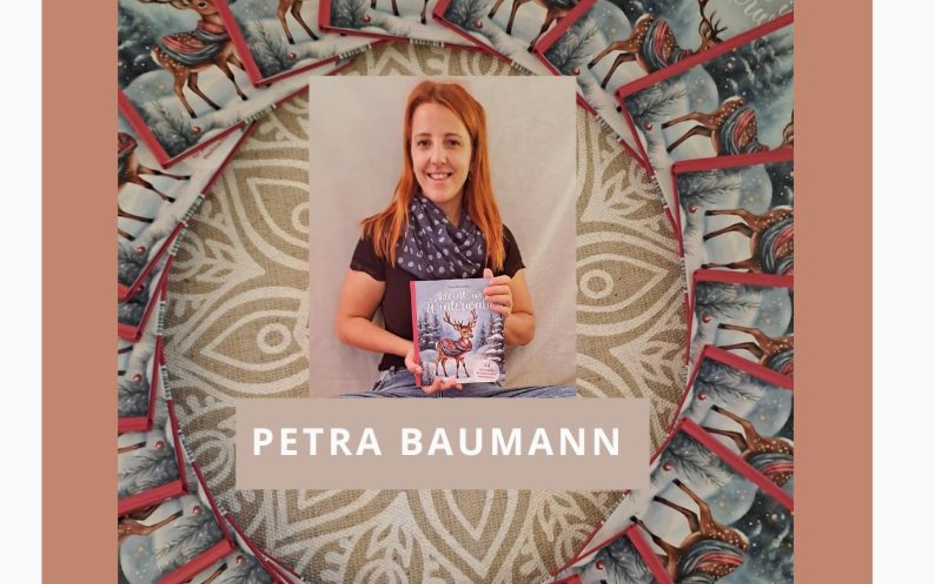 Autorin Petra Baumann mit ihrem neuen Buch