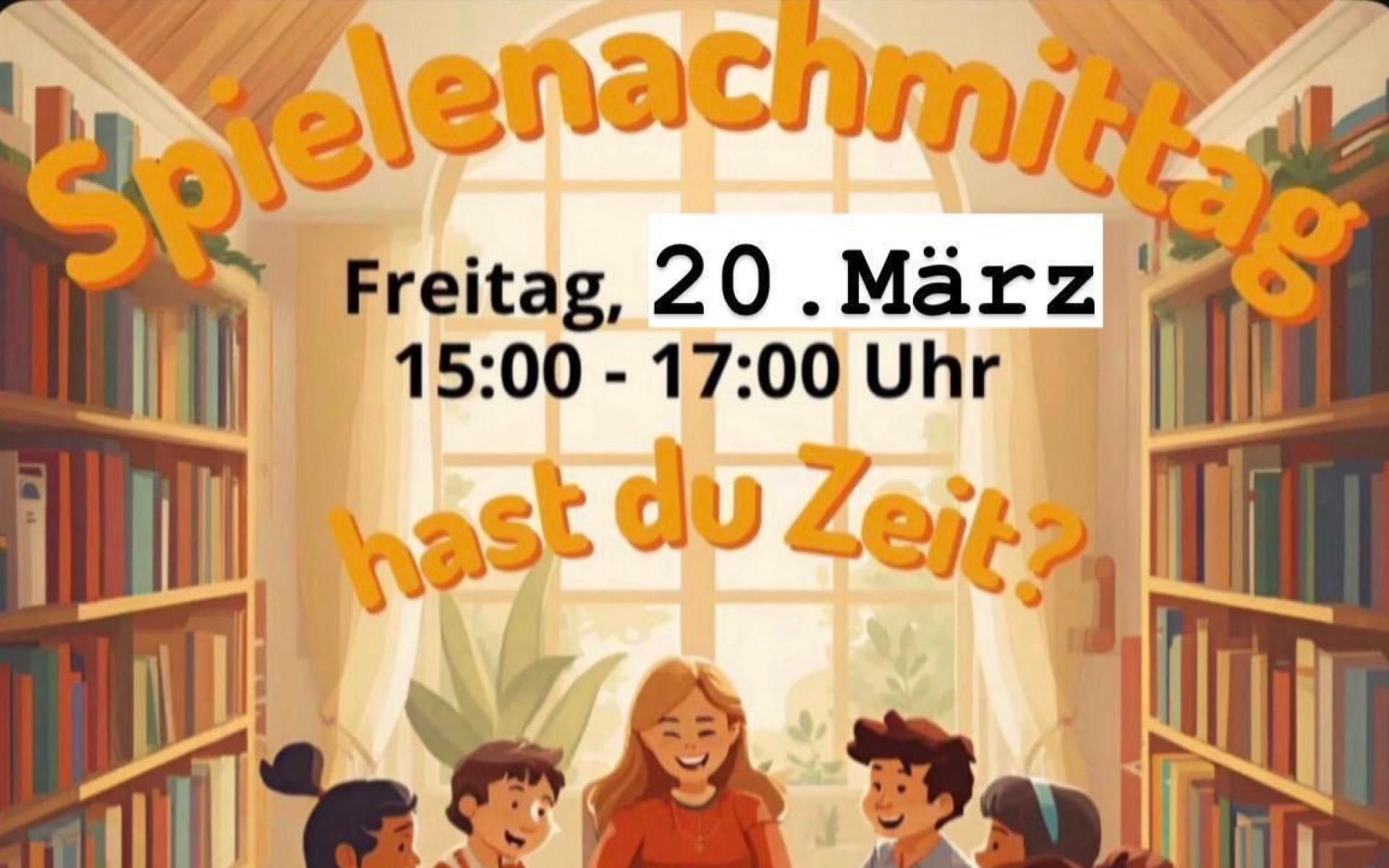 Spielenachmittag und Lesung