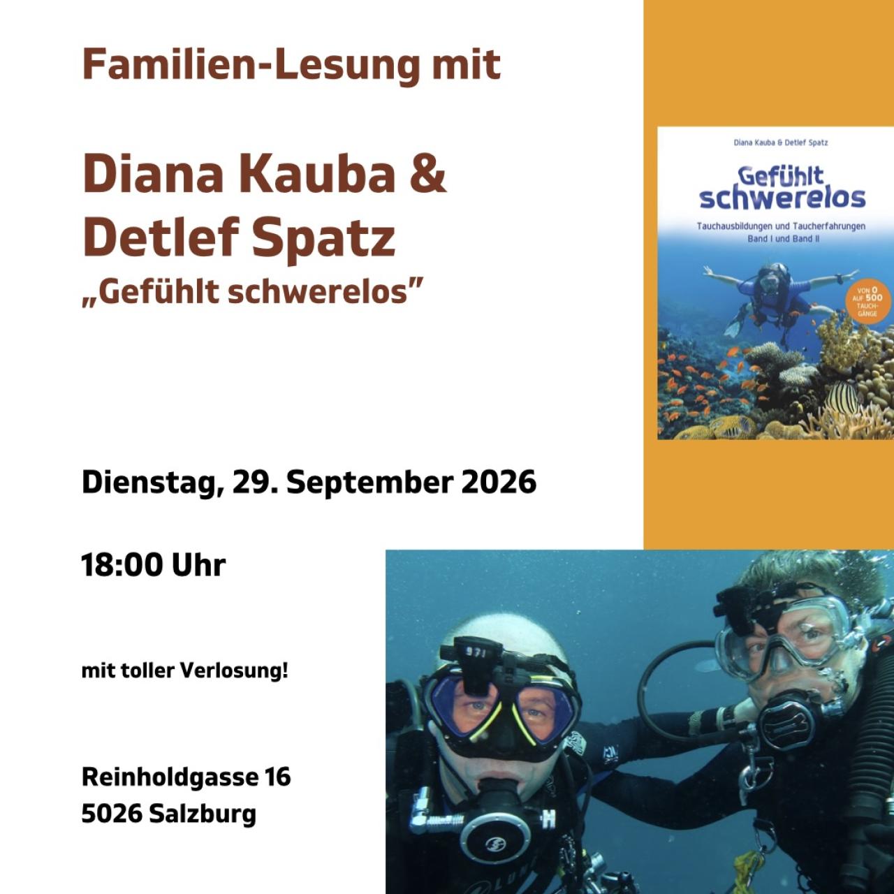 Lesung Diana Kauba und Detlef Spatz