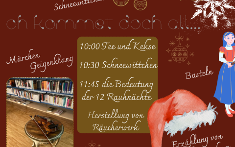 Weihnachten Bibliothek Veranstaltung
